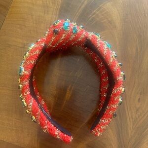 Red Beaded Headband